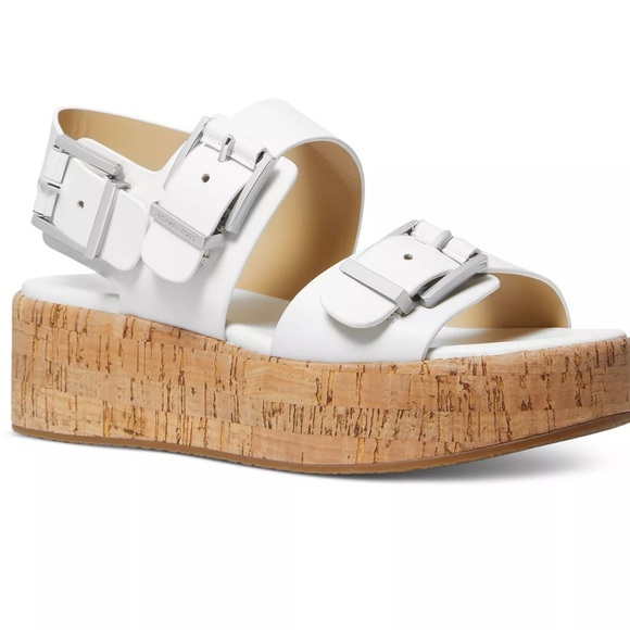 Michael Kors Colby Cork Platform Sandals Size 9 - Picture 1 of 8